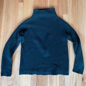 Madewell Green Mock Neck Sweater
